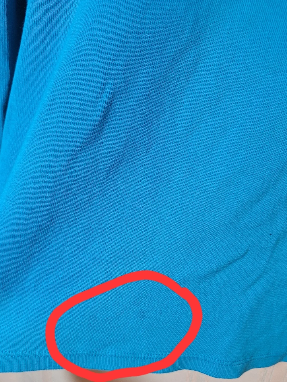 RAFAELLA Turquoise Eyelet Zip-Front Top - Picture 3 of 6